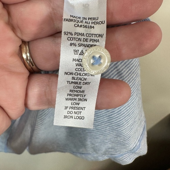 B Draddy Men’s Golf Short Sleeve Striped Polo Size XXL - Picture 4 of 5